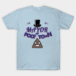 Funny Mayor of Poop Town T-Shirt